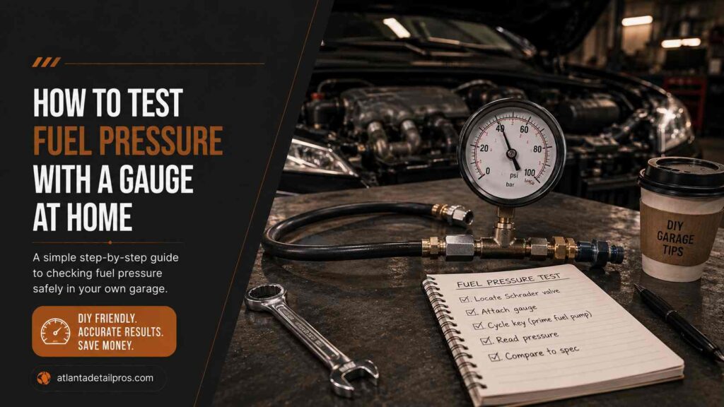 How to Test Fuel Pressure With a Gauge at Home