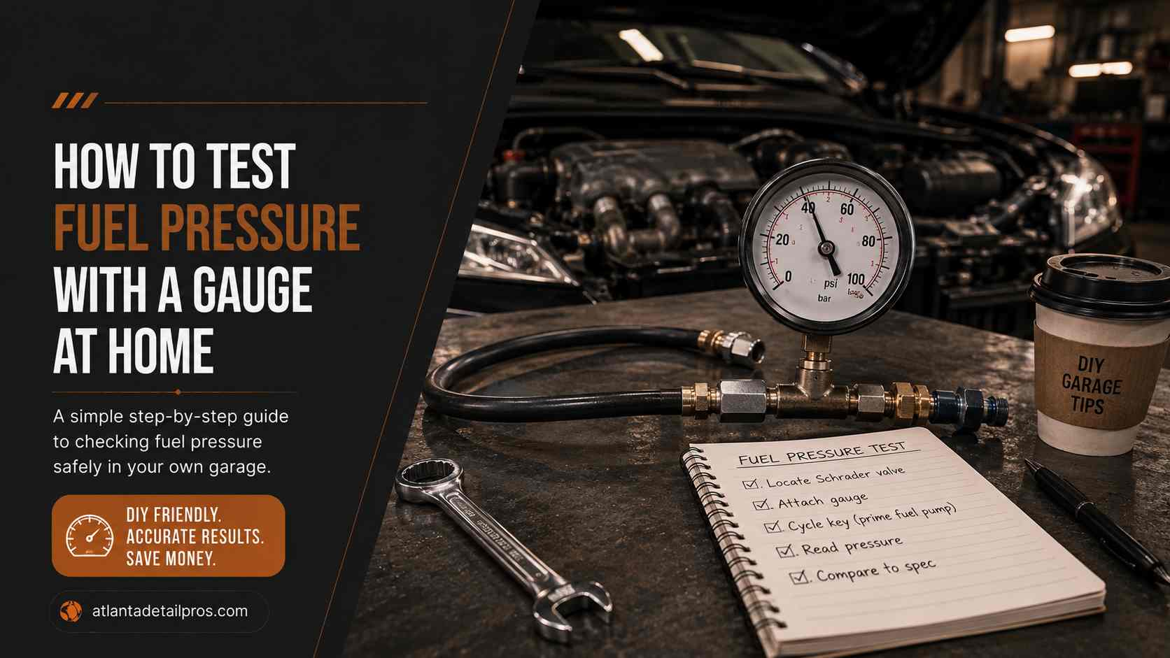 How to Test Fuel Pressure With a Gauge at Home
