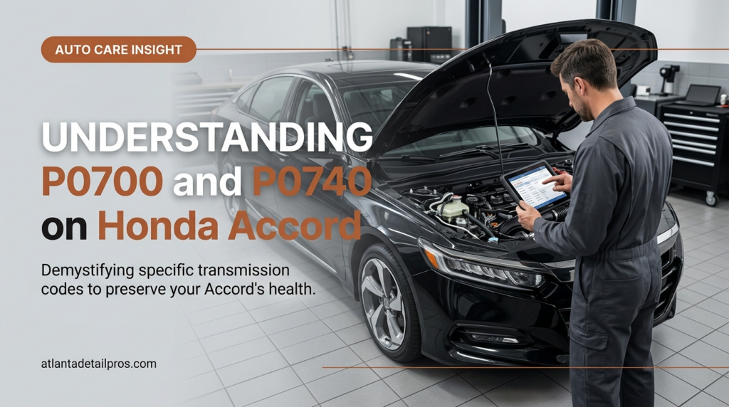 P0700 and P0740 on Honda Accord