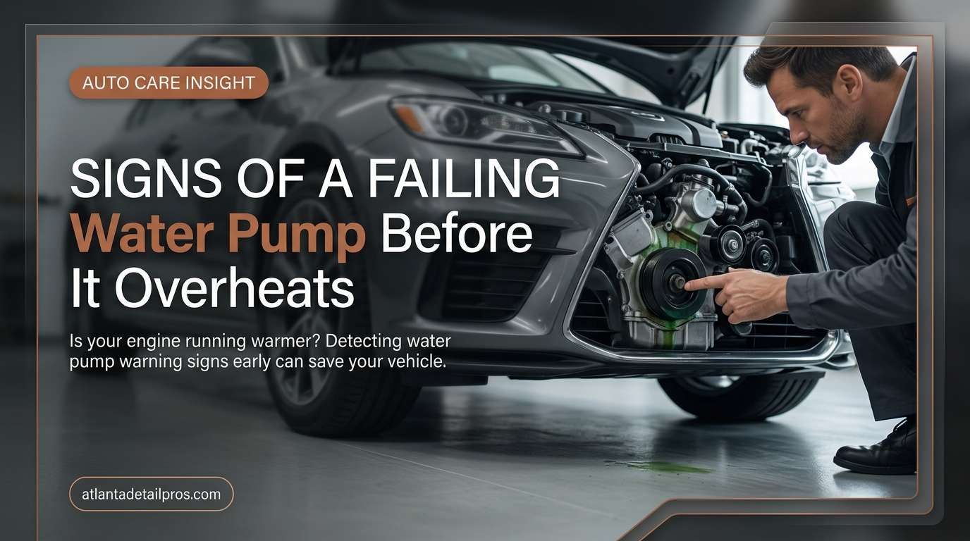 Signs of a Failing Water Pump Before It Overheats