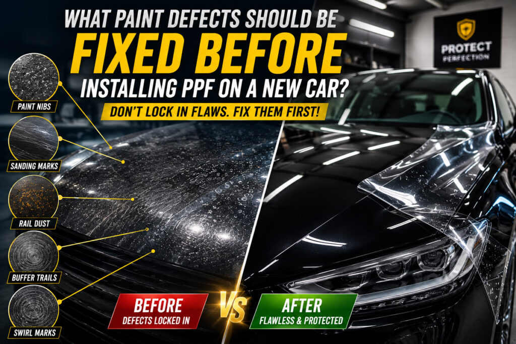 New Car Paint Defects to Fix Before Installing PPF