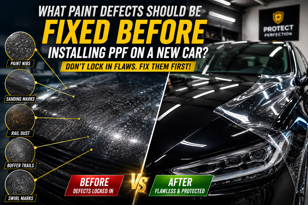 New Car Paint Defects to Fix Before Installing PPF