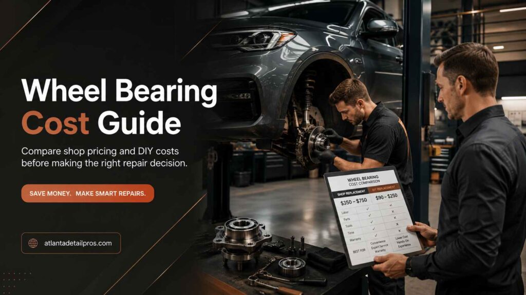 Average Cost to Replace a Wheel Bearing at a Shop vs DIY