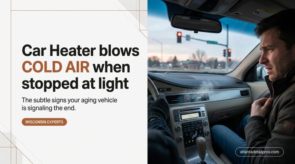 Car Heater Blows Cold Air When Stopped at a Light