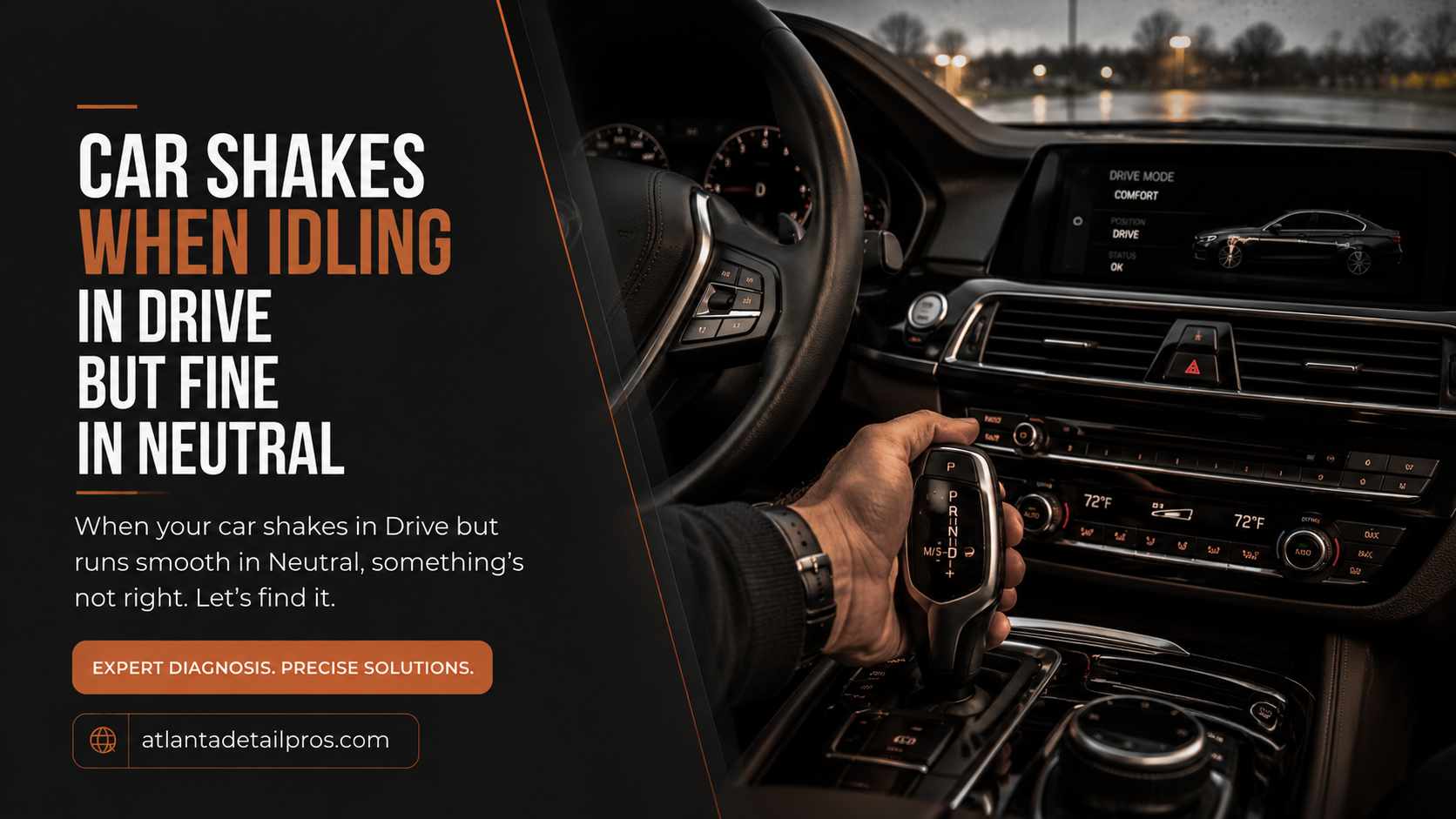 Car Shakes When Idling in Drive but Fine in Neutral