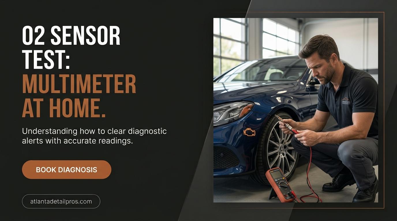 How to Test an O2 Sensor With a Multimeter at Home