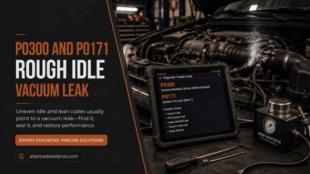P0300 and P0171 Together With Rough Idle