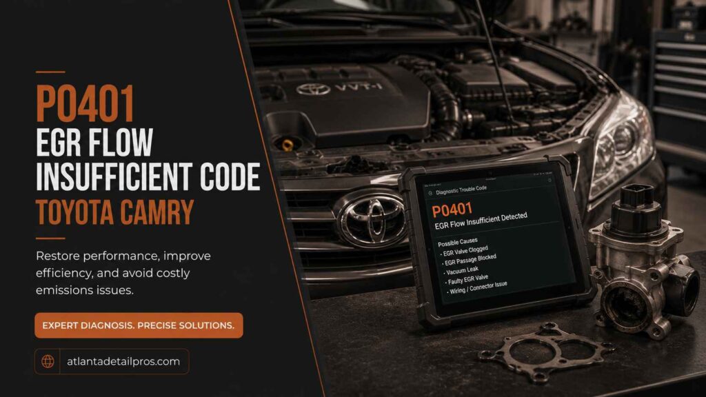 P0401 EGR Flow Insufficient on Toyota Camry