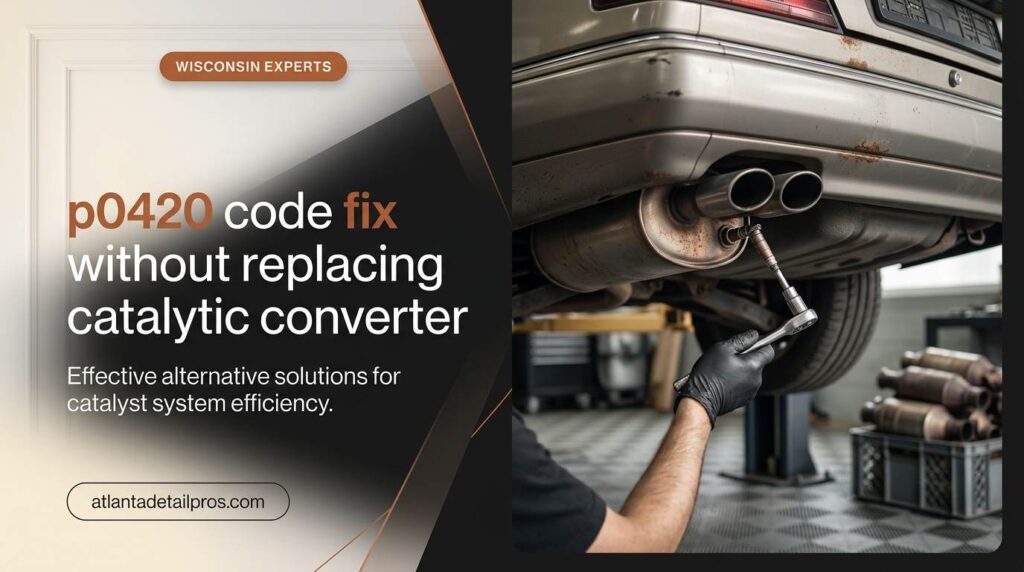 P0420 Code Fix Without Replacing the Catalytic Converter
