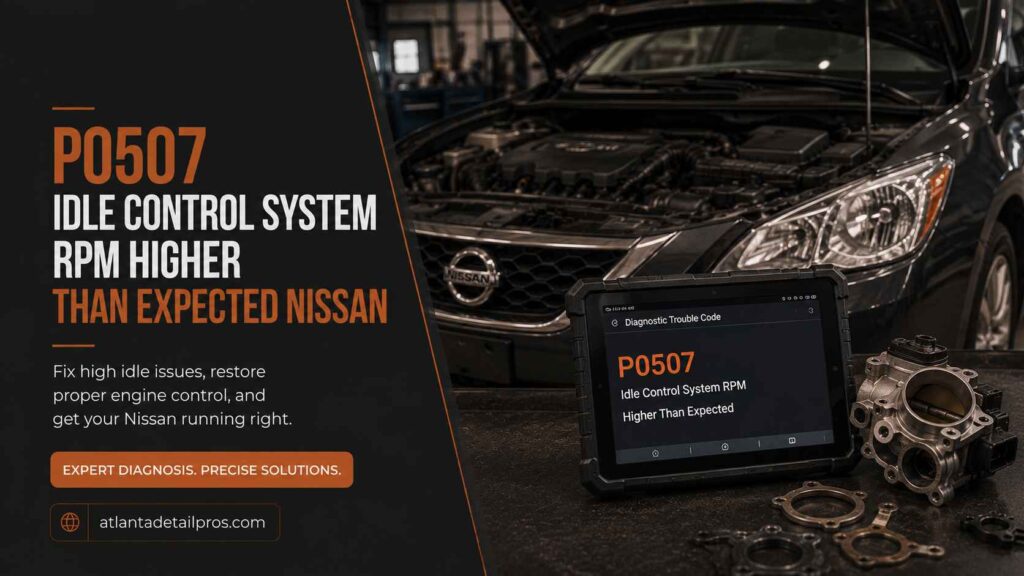 P0507 Idle Control System RPM Higher Than Expected on Nissan