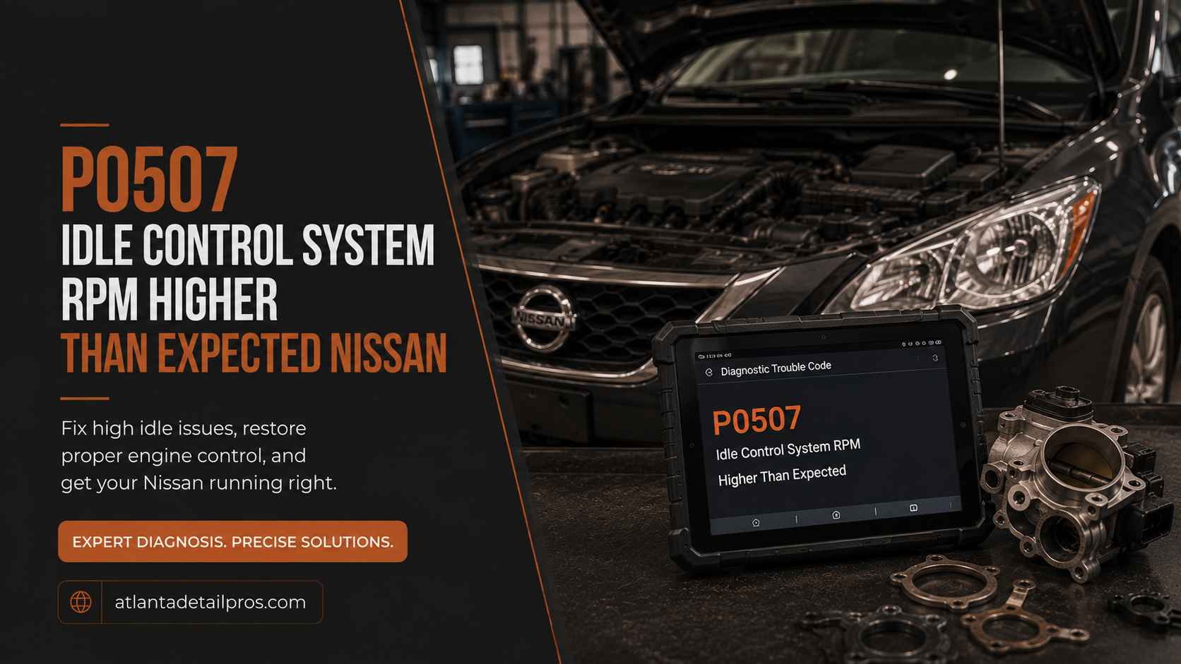 P0507 Idle Control System RPM Higher Than Expected on Nissan