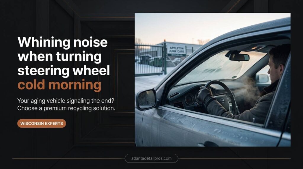 Whining Noise When Turning the Steering Wheel on a Cold Morning