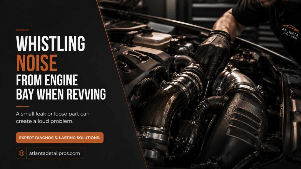 Whistling Noise From the Engine Bay When Revving