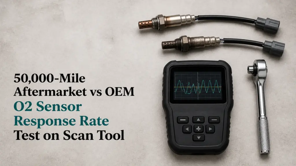 50,000-Mile Aftermarket vs OEM O2 Sensor Response Rate Test on Scan Tool