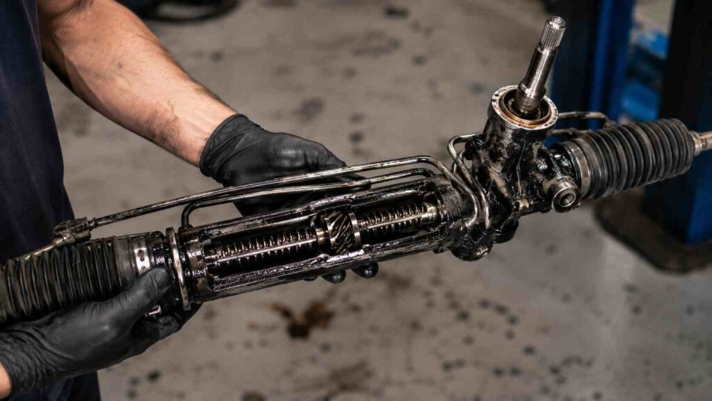 Power Steering Rack and Pinion System Contains