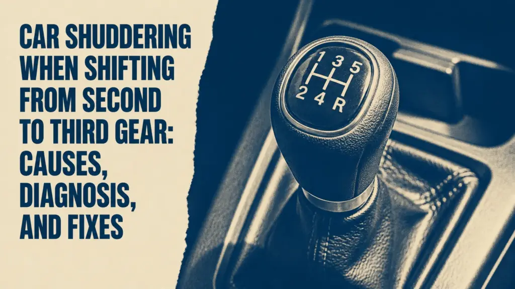 car shuddering when shifting from second to third gear