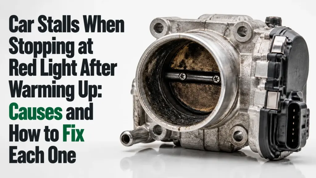 car stalls when stopping at red light after warming up