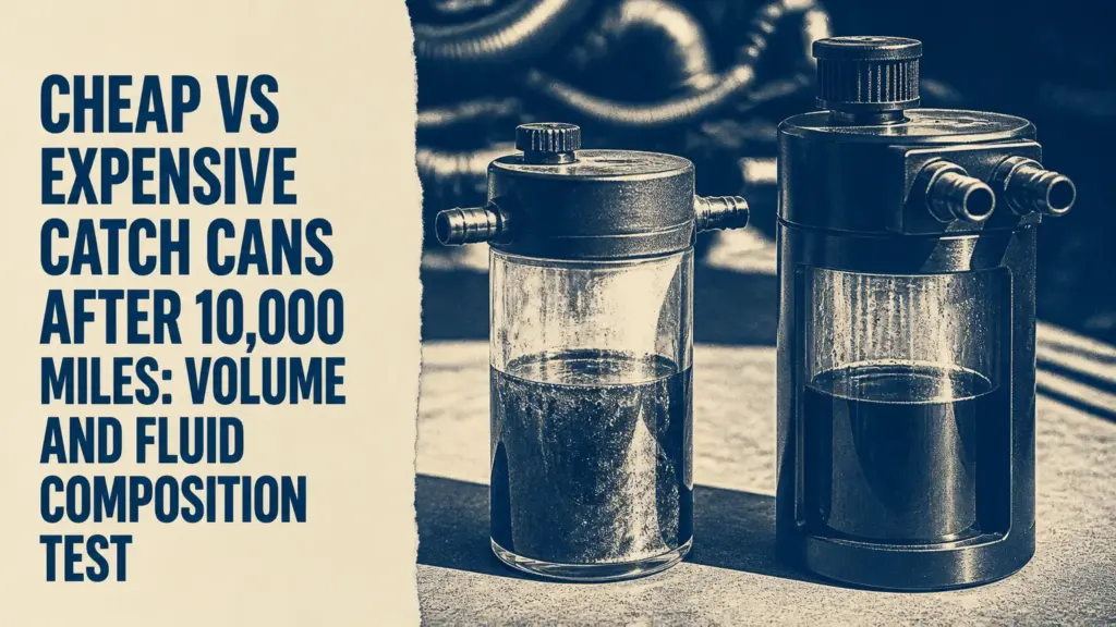 Cheap vs Expensive Catch Cans After 10,000 Miles: Volume and Fluid Composition Test