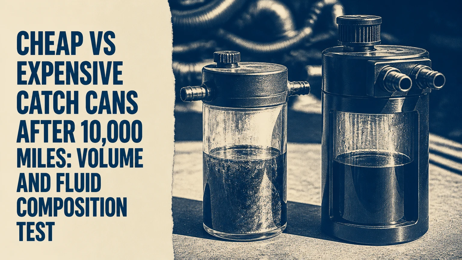 Cheap vs Expensive Catch Cans After 10,000 Miles: Volume and Fluid Composition Test