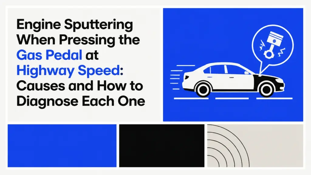 engine sputtering when pressing gas pedal at highway speed