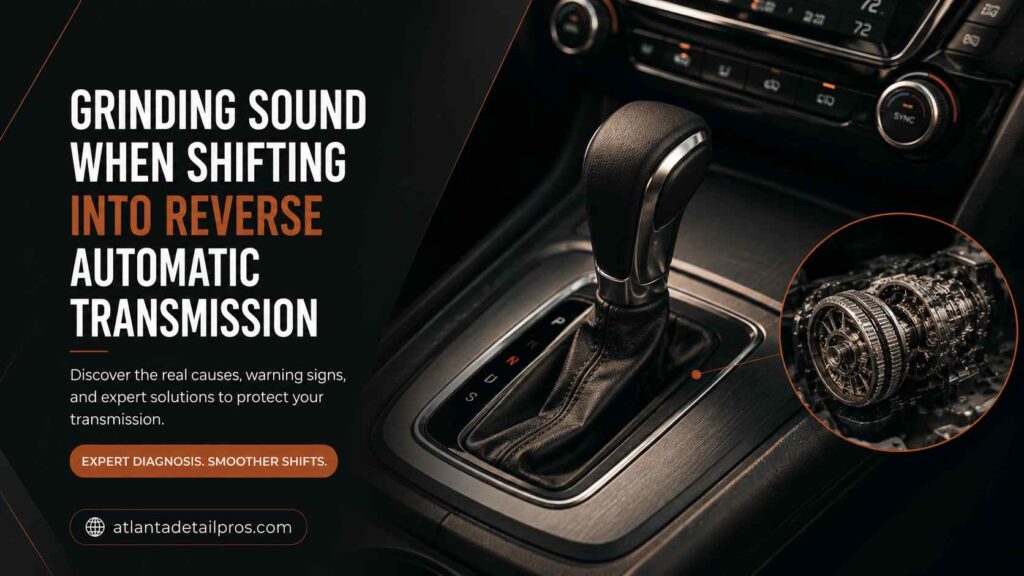 grinding sound when shifting into reverse automatic transmission