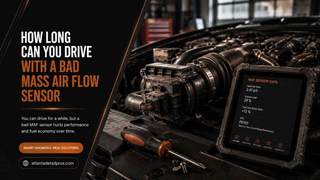 how long can you drive with a bad mass air flow sensor