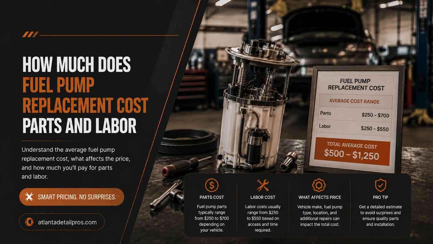 how much does fuel pump replacement cost