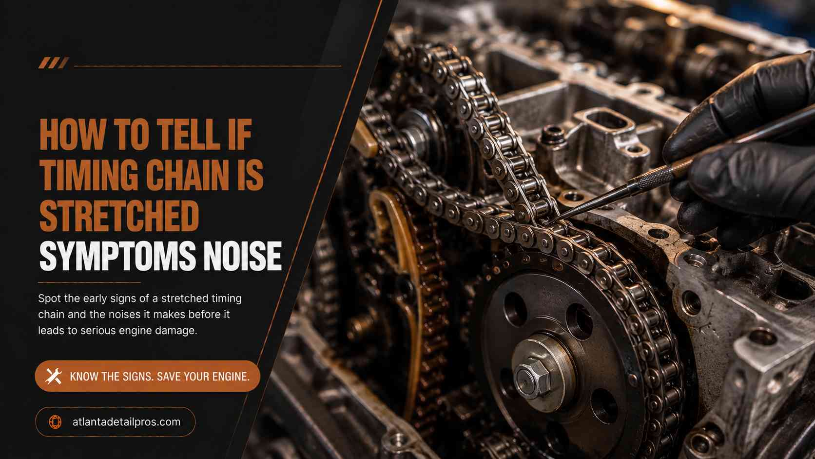 how to tell if timing chain is stretched symptoms noise