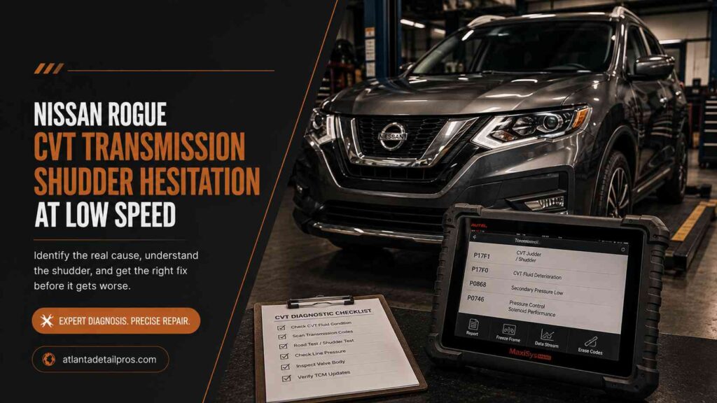 Nissan Rogue CVT Shudder and Hesitation at Low Speed