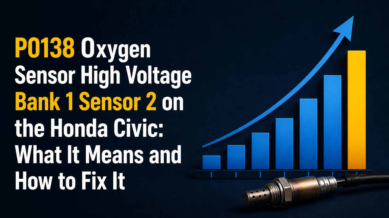 p0138 oxygen sensor high voltage bank 1 sensor 2 civic