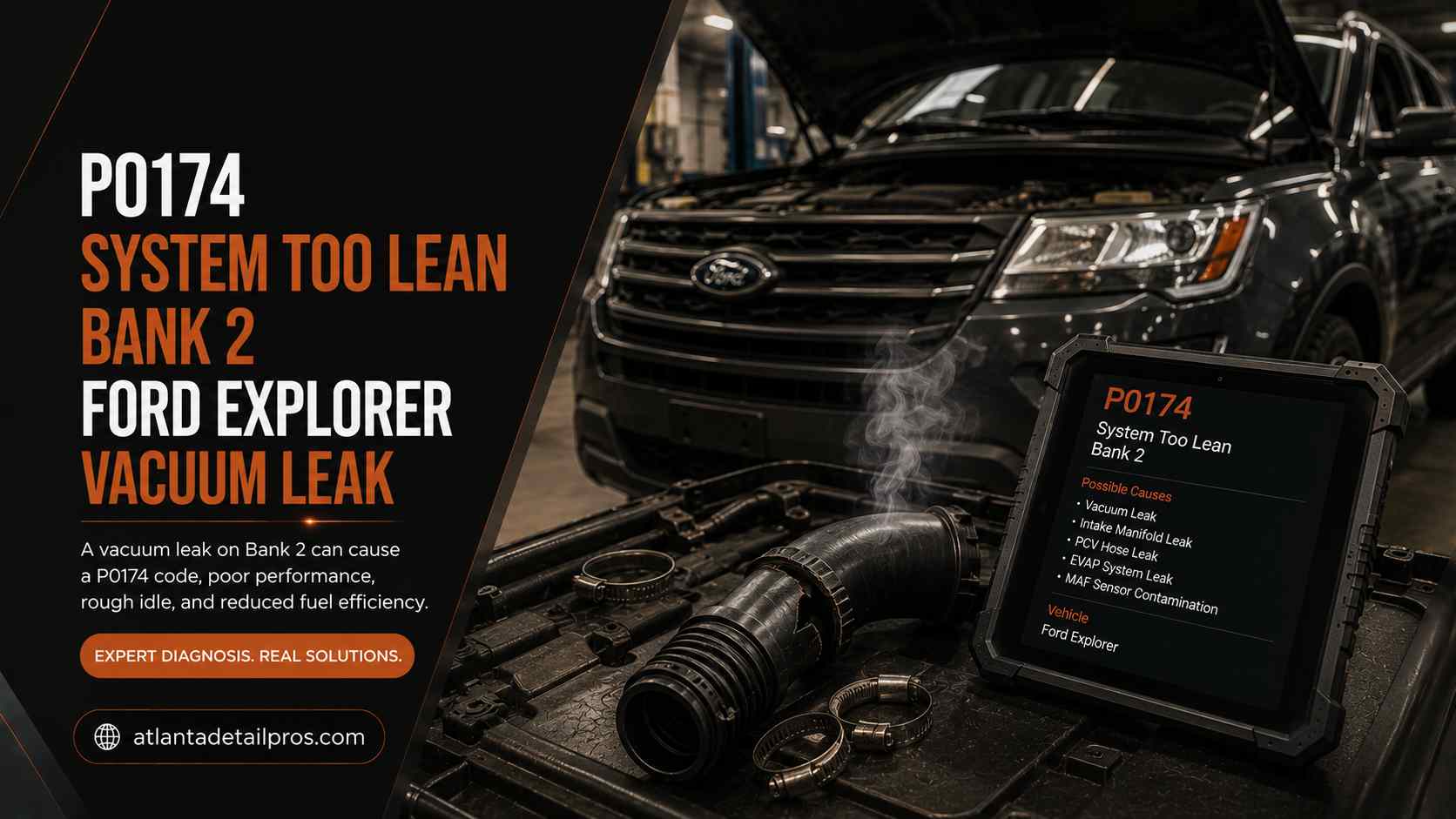 P0174 System Too Lean Bank 2 Ford Explorer