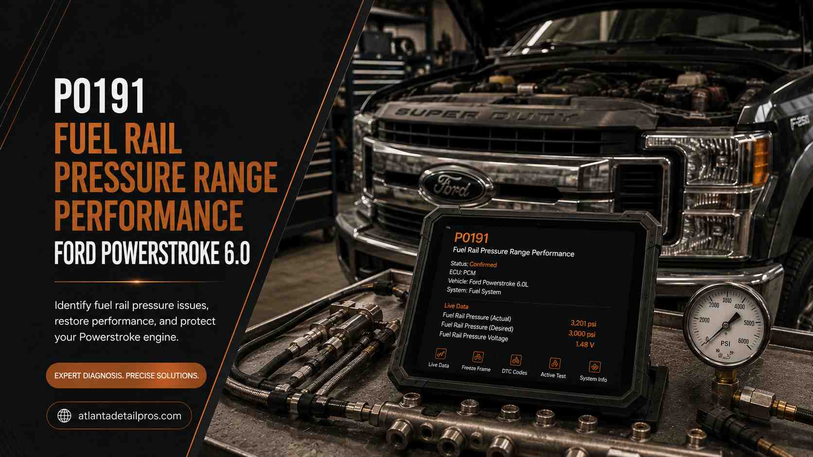 P0191 Fuel Rail Pressure Range Performance Ford Powerstroke 6.0