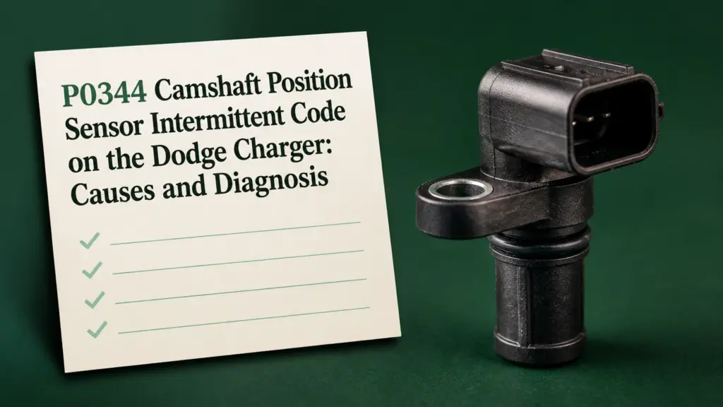 p0344 camshaft position sensor intermittent code dodge charger