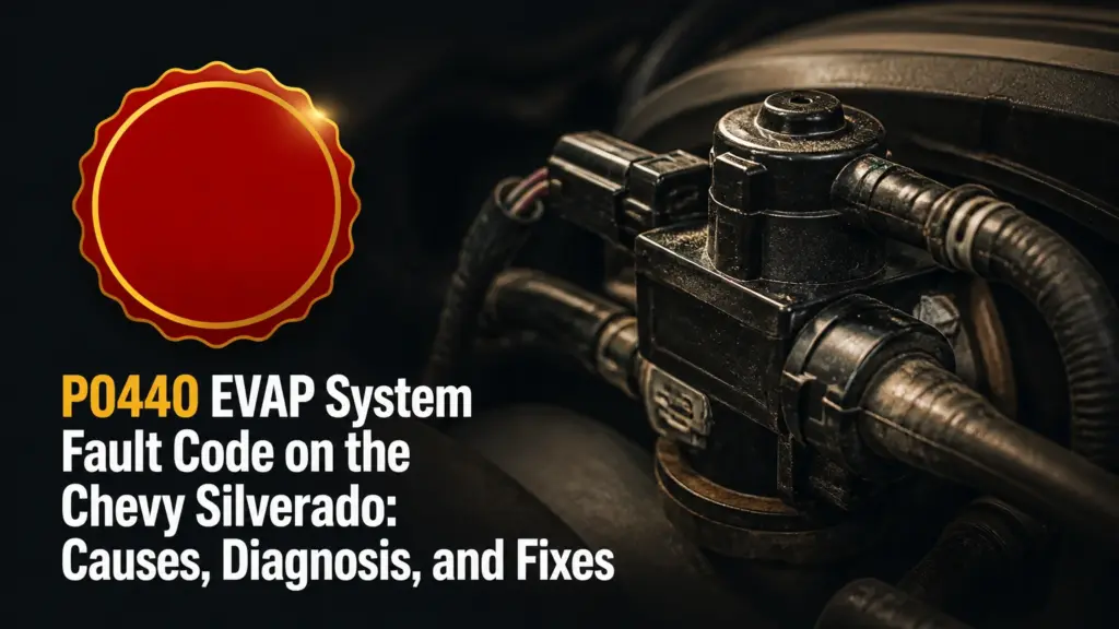 p0440 evap system fault code on the chevy silverado