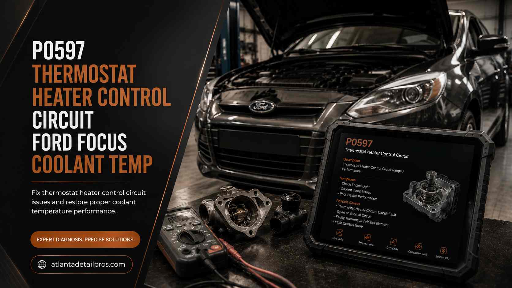 P0597 Thermostat Heater Control Circuit Ford Focus