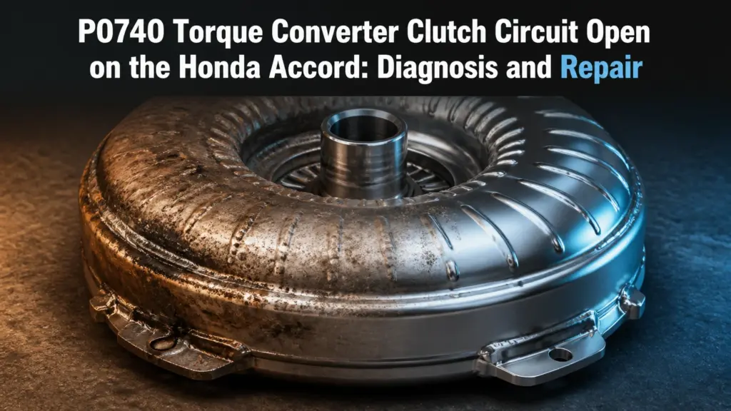 p0740 torque converter clutch circuit open honda accord