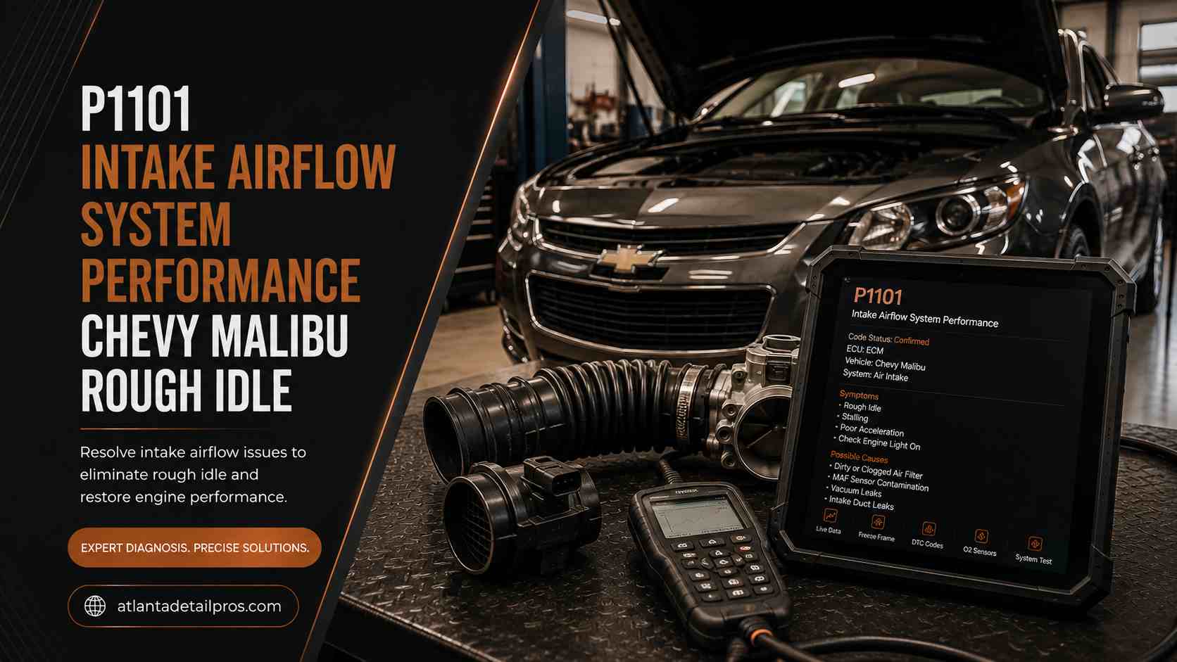 P1101 Intake Airflow System Performance Chevy Malibu Rough Idle