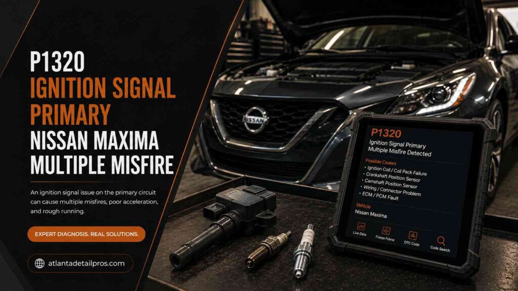 P1320 Ignition Signal Primary Nissan Maxima Multiple Misfire