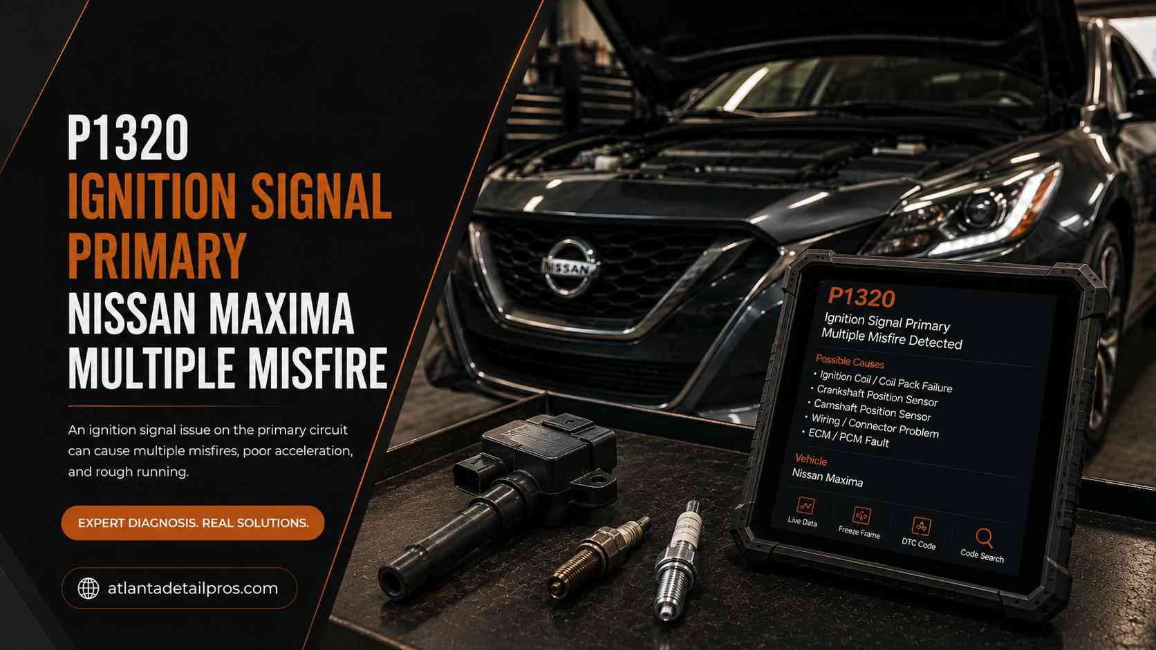 P1320 Ignition Signal Primary Nissan Maxima Multiple Misfire