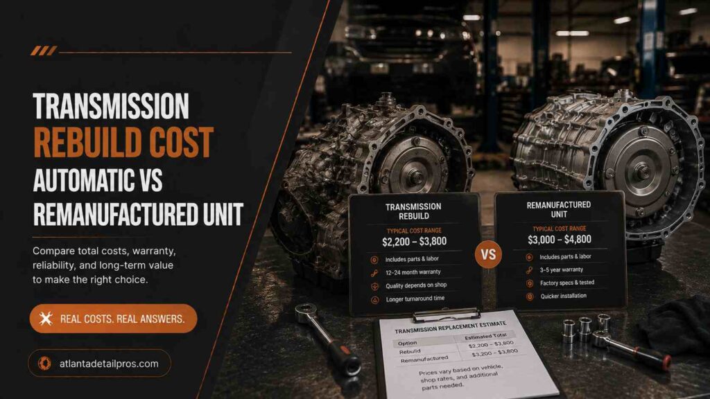 Transmission Rebuild Cost