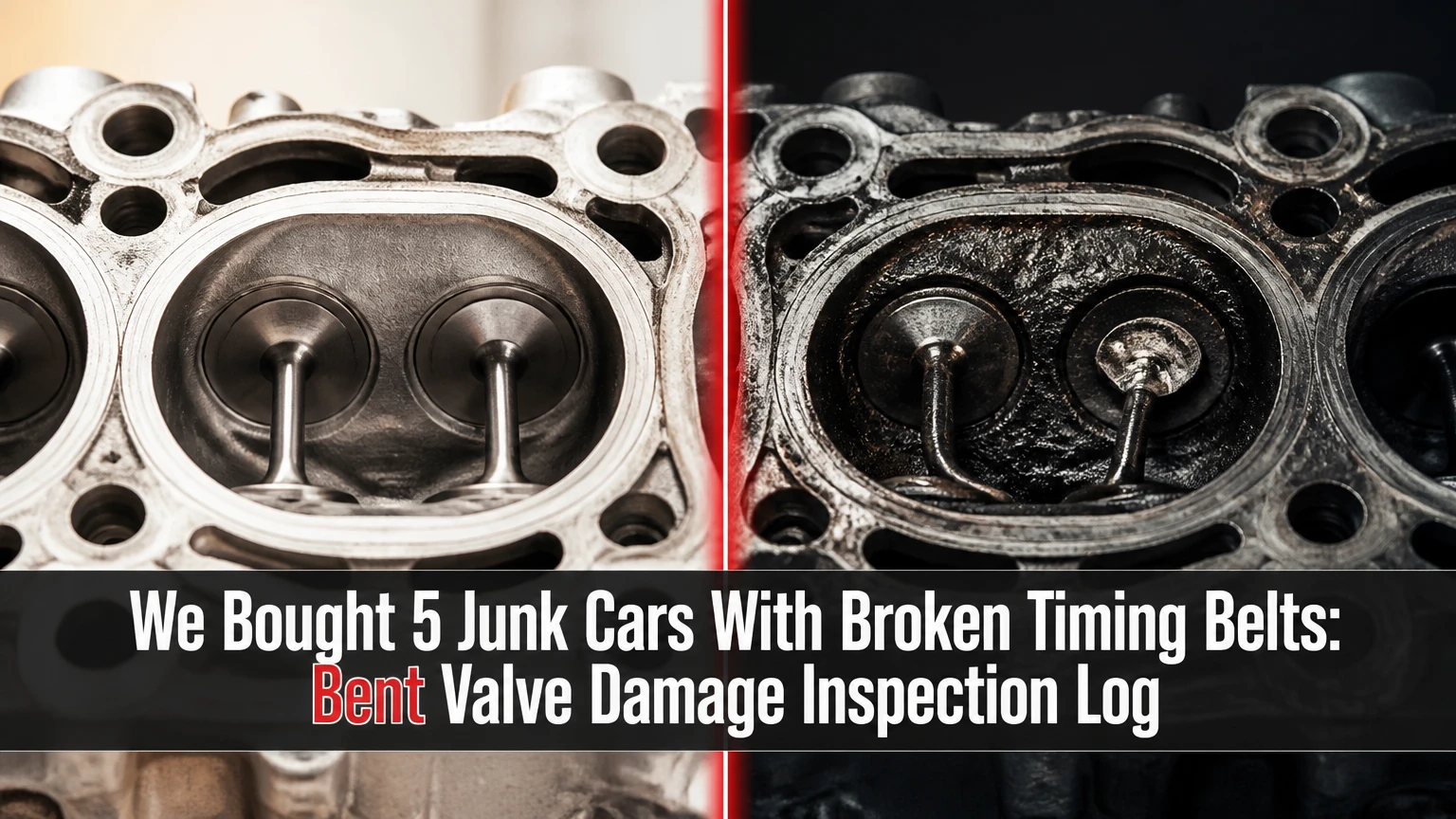 we bought 5 junk cars with broken timing belts