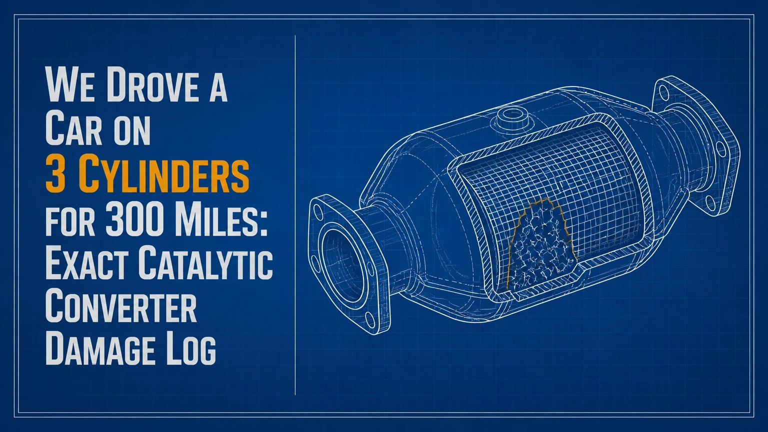 We Drove a Car on 3 Cylinders for 300 Miles: Exact Catalytic Converter Damage Log