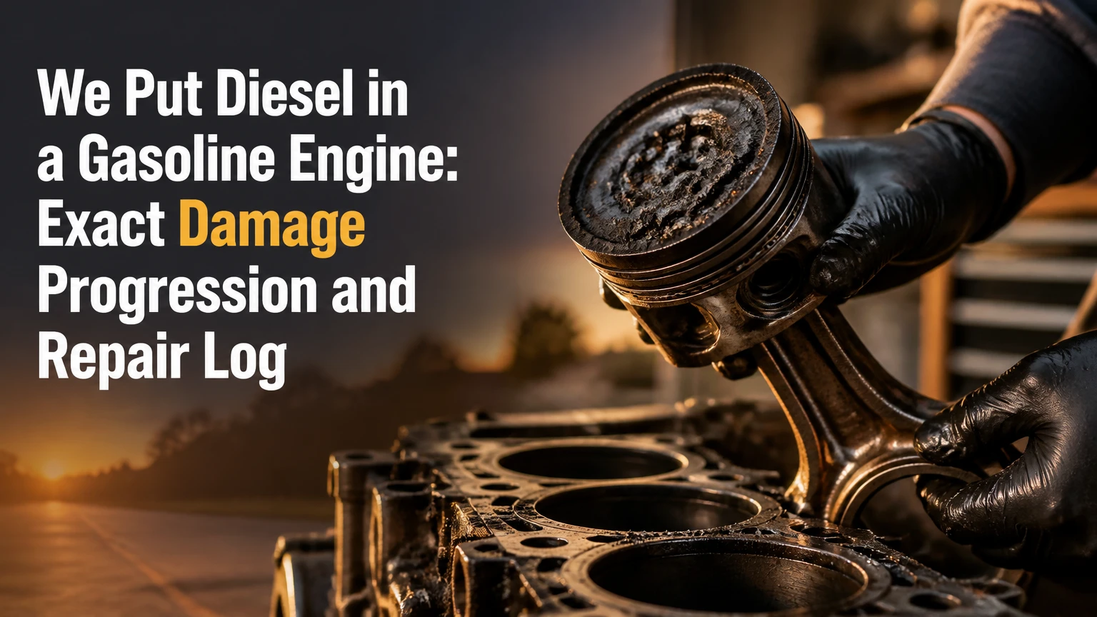 we put diesel in a gasoline engine