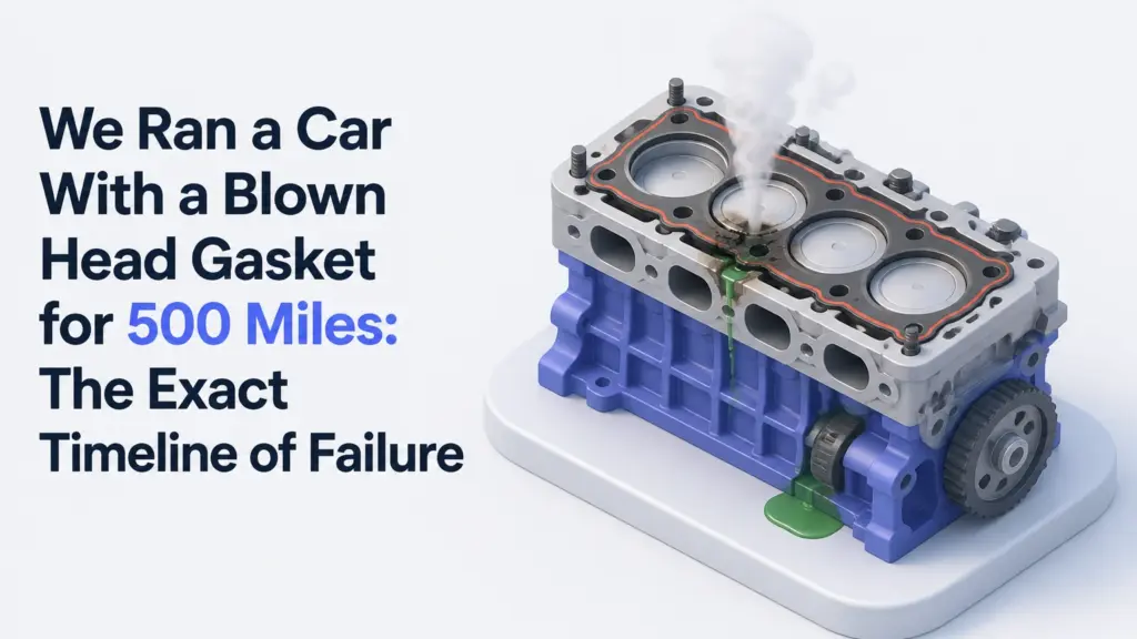 We Ran a Car With a Blown Head Gasket for 500 Miles: The Exact Timeline of Failure