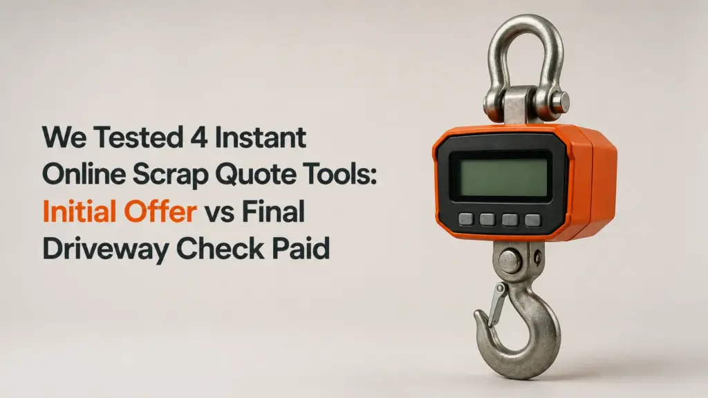 we tested 4 instant online scrap quote tools