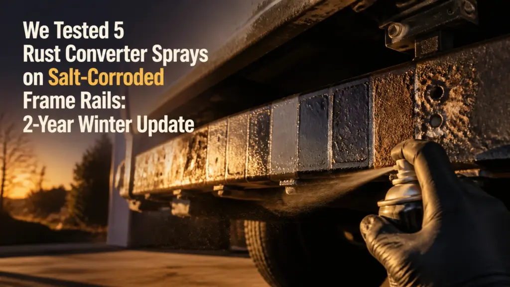 We Tested 5 Rust Converter Sprays on Salt-Corroded Frame Rails: 2-Year Winter Update