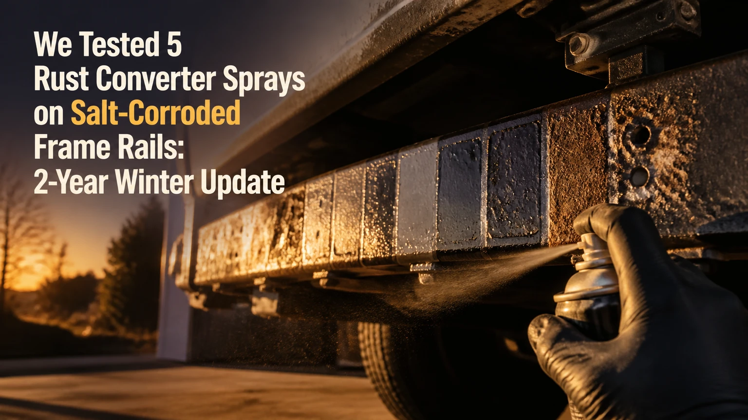 We Tested 5 Rust Converter Sprays on Salt-Corroded Frame Rails: 2-Year Winter Update