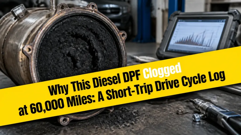 Why This Diesel DPF Clogged at 60,000 Miles: A Short-Trip Drive Cycle Log