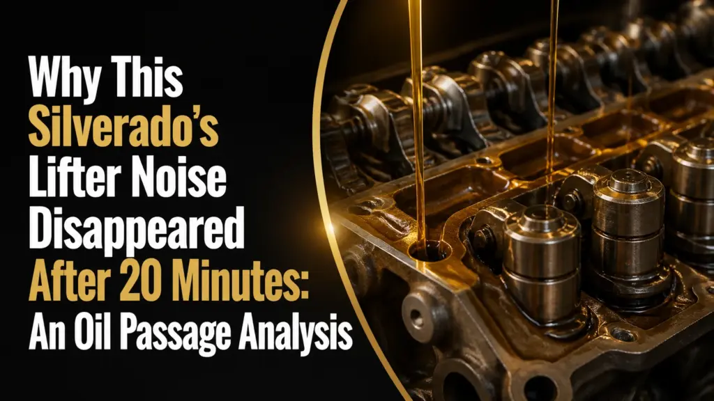 Why This Silverado’s Lifter Noise Disappeared After 20 Minutes: An Oil Passage Analysis