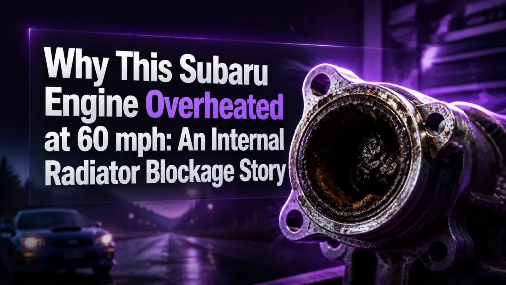 Why This Subaru Engine Overheated at 60 mph: An Internal Radiator Blockage Story